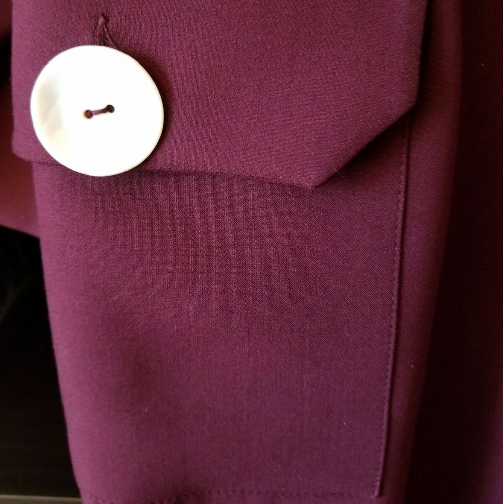 Just Women burgundy dress size 38. - Picture 4 of 6